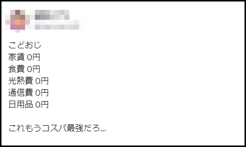 実家に入れてる生活費0円のこどおじ4