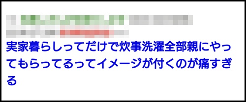 こどおじ・家事を親にやってもらってるイメージ